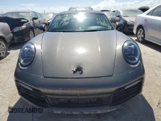 2021 Porsche 911 Carrera S with VIN WP0AB2A95MS222552, listed as a Copart auction lot 75054704 with 0 mi miles and Salvage Title. Bid and sale history available at carsss.com. Image 5.