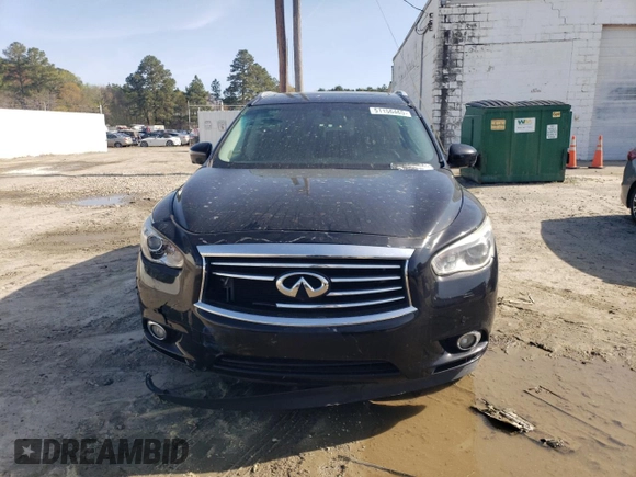 2013 Infiniti JX35 with VIN 5N1AL0MN0DC328195, listed as a Copart auction lot 51156465 with 217,380 mi miles and Salvage Title. Bid and sale history available at carsss.com. Image 5.