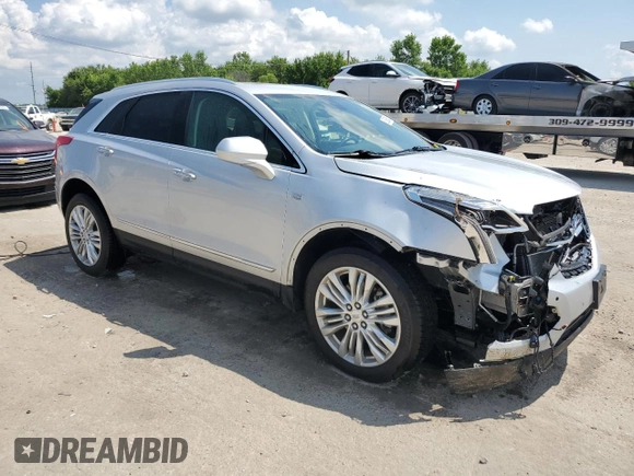 2019 Cadillac XT5 Premium Luxury AWD with VIN 1GYKNFRS1KZ188389, listed as a Copart auction lot 62096385 with 66,605 mi miles and Salvage title. Bid and sale history available at DreamBid. Image 4.