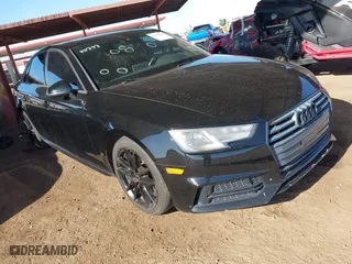 2018 Audi A4 Premium with VIN WAUKMAF46JA083794, listed as a IAAI auction lot 41642033 with 101,283 mi miles. Bid and sale history available at carsss.com. Image 1.