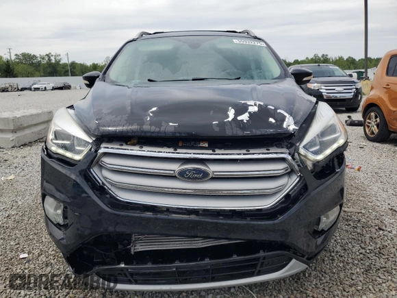 2018 Ford Escape Titanium with VIN 1FMCU9J93JUB80907, listed as a Copart auction lot 55932275 with 102,295 mi miles and Salvage title. Bid and sale history available at DreamBid. Image 5.