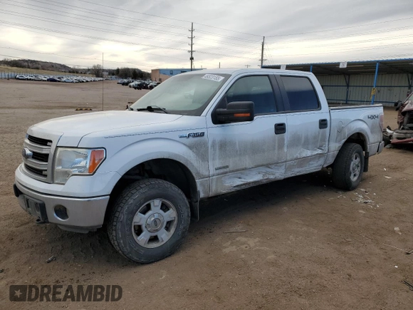 2014 Ford F-150 XL with VIN 1FTFW1ET2EFB47717, listed as a Copart auction lot 49323155 with 141,969 mi miles and Salvage title. Bid and sale history available at DreamBid. Image 1.