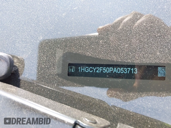 2023 Honda Accord Sport with VIN 1HGCY2F50PA053713, listed as a IAAI auction lot 42268074 with 22,986 mi miles and . Bid and sale history available at DreamBid. Image 9.