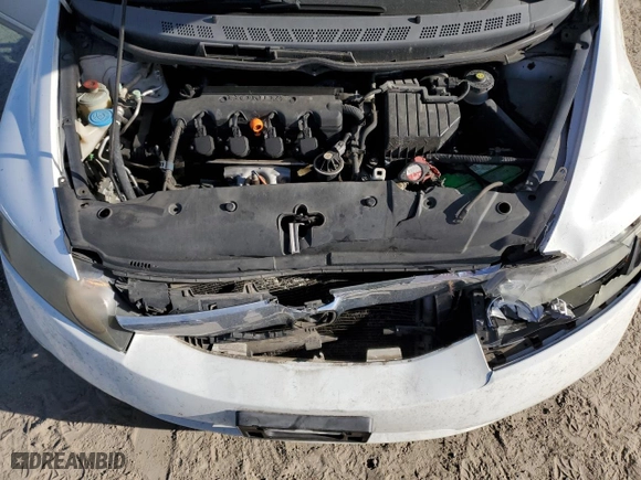 2010 Honda Civic Sdn EX with VIN 19XFA1F81AE009177, listed as a Copart auction lot 46409245 with 186,234 mi miles and Salvage Title. Bid and sale history available at carsss.com. Image 12.