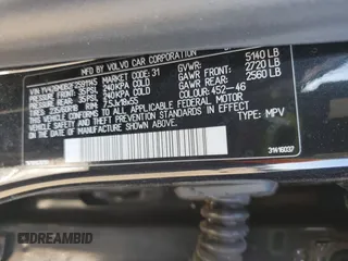 2015 Volvo XC60 T5 Drive-E Premier with VIN YV426MDB2F2591145, listed as a Copart auction lot 49221635 with 164,279 mi miles and Salvage title. Bid and sale history available at DreamBid. Image 13.