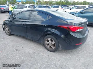 2015 Hyundai Elantra Limited with VIN KMHDH4AE7FU385081, listed as a IAAI auction lot 41911165 with 124,052 mi miles. Bid and sale history available at carsss.com. Image 3.