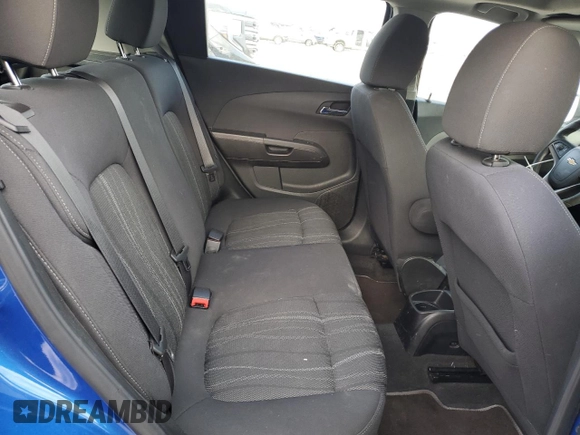2016 Chevrolet Sonic LT with VIN 1G1JC6SB3G4126233, listed as a Copart auction lot 84886084 with 84,688 mi miles and Salvage Title. Bid and sale history available at carsss.com. Image 10.