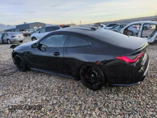 2024 BMW M4 Competition xDrive with VIN WBS43AZ01RCN32279, listed as a Copart auction lot 83444934 with 12,878 mi miles and Salvage Title. Bid and sale history available at carsss.com. Image 2.