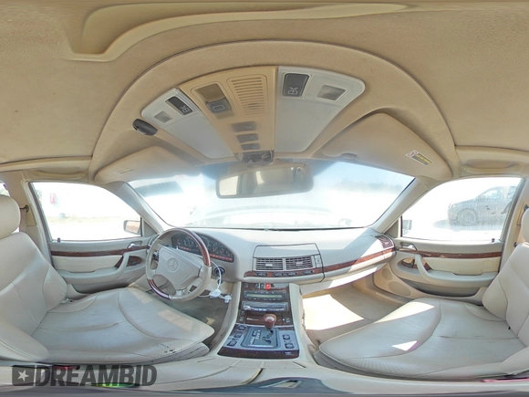 1999 Mercedes-Benz S-Class with VIN WDBGA51G0XA421692, listed as a Copart auction lot 70390134 with 168,234 mi miles and Clean Title. Bid and sale history available at carsss.com. Image 12.