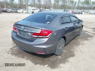 2015 Honda Civic Sedan LX with VIN 19XFB2E55FE061929, listed as a IAAI auction lot 41711847 with 140,906 mi miles. Bid and sale history available at carsss.com. Image 4.