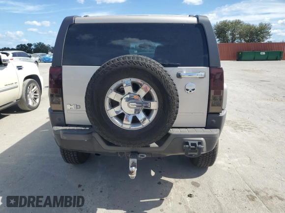2006 Hummer H3 with VIN 5GTDN136368103604, listed as a Copart auction lot 76882364 with 150,861 mi miles and Salvage Title. Bid and sale history available at carsss.com. Image 6.