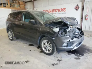 2017 Ford Escape SE with VIN 1FMCU9GDXHUE47272, listed as a Copart auction lot 48422795 with 97,237 mi miles and Salvage Title. Bid and sale history available at DreamBid. Image 4.