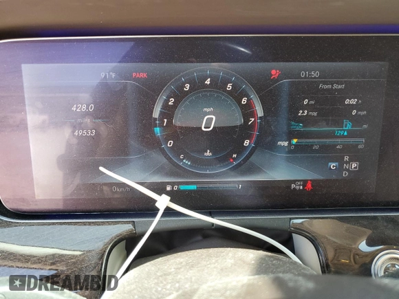 2018 Mercedes-Benz E-Class E 400 with VIN WDD1K6FB1JF033359, listed as a Copart auction lot 48851665 with 49,533 mi miles and Salvage Title. Bid and sale history available at carsss.com. Image 9.