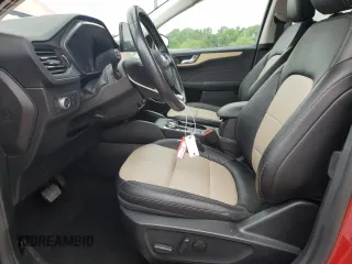 2022 Ford Escape Titanium with VIN 1FMCU9J96NUA09820, listed as a Copart auction lot 62679405 with 37,911 mi miles and Salvage title. Bid and sale history available at DreamBid. Image 7.