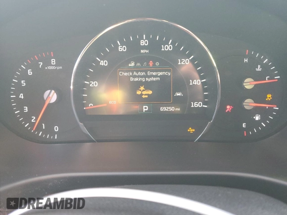 2018 Kia Sorento EX with VIN 5XYPH4A58JG366857, listed as a Copart auction lot 46674365 with 69,250 mi miles and Salvage Title. Bid and sale history available at DreamBid. Image 9.
