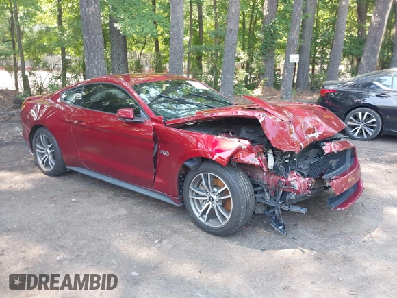 2016 Ford Mustang GT z VIN 1FA6P8CF9G5272134, wystawiony jako IAAI lot #42652613 z przebiegiem 72 573 mil mil oraz . Historia ofert i sprzedaży dostępna na DreamBid. Obrazek 1.