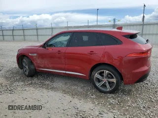 2019 Jaguar F-Pace S with VIN SADCM2FV9KA392963, listed as a Copart auction lot 54572485 with 96,315 mi miles and Salvage title. Bid and sale history available at DreamBid. Image 2.