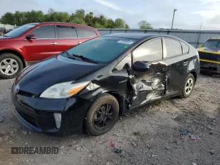 2013 Toyota Prius One with VIN JTDKN3DUXD5628147, listed as a Copart auction lot 72086644 with 0 mi miles and Salvage Title. Bid and sale history available at carsss.com. Image 1.