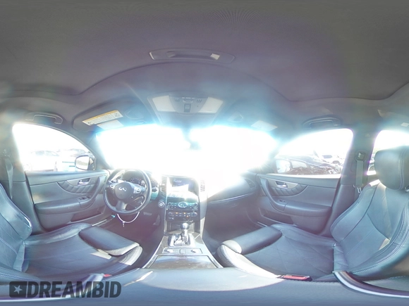 2016 Infiniti QX70 with VIN JN8CS1MU5GM671150, listed as a Copart auction lot 52482345 with 138,204 mi miles and Salvage title. Bid and sale history available at DreamBid. Image 15.