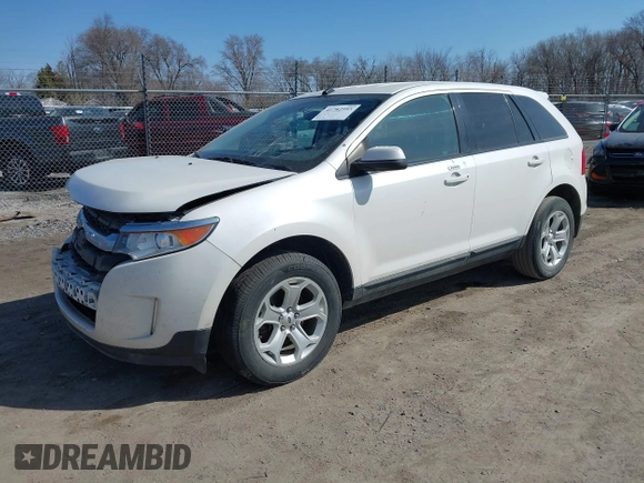 2013 Ford Edge SEL with VIN 2FMDK3JC7DBA11616, listed as a IAAI auction lot 41782593 with 184,242 mi miles. Bid and sale history available at carsss.com. Image 2.