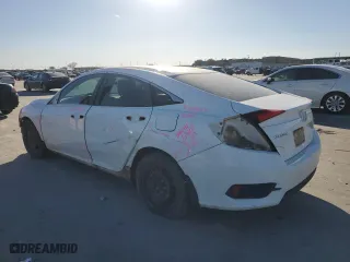 2017 Honda Civic Sedan LX with VIN 19XFC2F53HE002862, listed as a Copart auction lot 41876945 with 165,241 mi miles and Salvage Title. Bid and sale history available at carsss.com. Image 2.