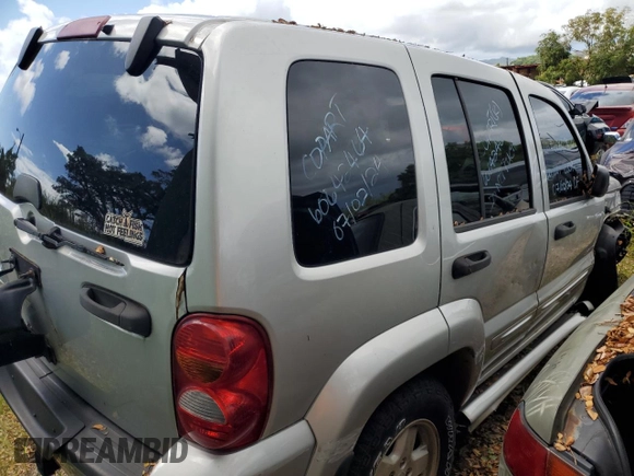 2004 Jeep Liberty Limited z VIN 1J4GL58K54W113559, wystawiony jako Copart lot #60642464 z przebiegiem Nie podano mil oraz Nie do naprawy • Non repairable. Historia ofert i sprzedaży dostępna na DreamBid. Obrazek 3.