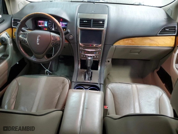 2011 Lincoln MKX with VIN 2LMDJ8JK7BBJ27665, listed as a Copart auction lot 43966725 with 129,800 mi miles and Salvage Title. Bid and sale history available at carsss.com. Image 8.