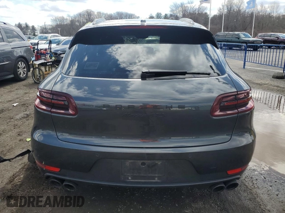 2018 Porsche Macan GTS with VIN WP1AG2A55JLB63859, listed as a Copart auction lot 50305015 with 36,877 mi miles and Salvage Title. Bid and sale history available at DreamBid. Image 6.