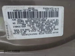 1998 Toyota Sienna LE с VIN 4T3ZF13C0WU032131, выставлен на аукционе IAAI как лот 42196782 с пробегом Не указан миль и . История ставок и продаж доступна на DreamBid. Изображение 9.