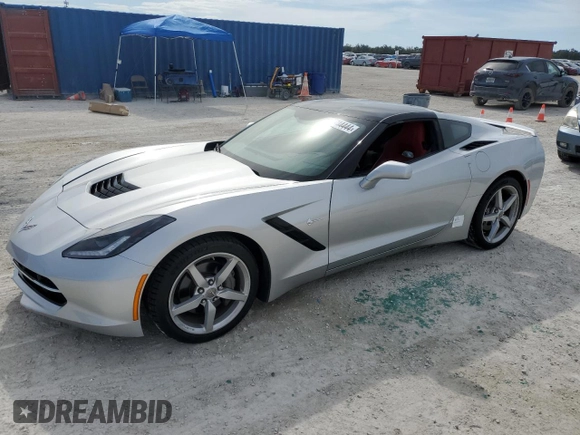2015 Chevrolet Corvette 1LT with VIN 1G1YB2D71F5118630, listed as a Copart auction lot 81344444 with 65,722 mi miles and Salvage Title. Bid and sale history available at carsss.com. Image 1.