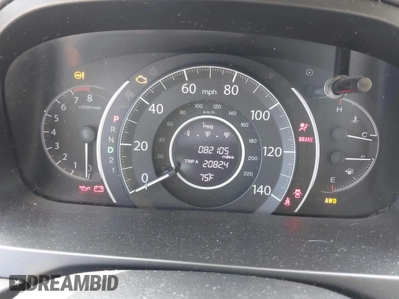 2013 Honda CR-V EX-L с VIN 2HKRM4H77DH676779, выставлен на аукционе IAAI как лот 42473973 с пробегом 82 105 миль миль и . История ставок и продаж доступна на DreamBid. Изображение 7.