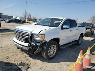 2015 GMC Canyon 2WD SLT with VIN 1GTG5CE36F1249183, listed as a Copart auction lot 47524815 with 99,616 mi miles and Salvage Title. Bid and sale history available at carsss.com. Image 1.