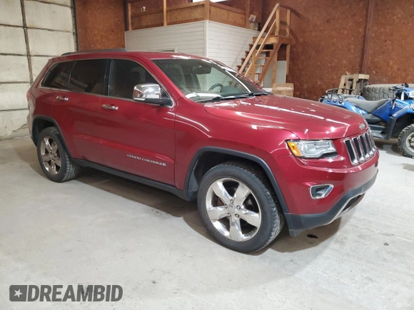 2014 Jeep Grand Cherokee Limited z VIN 1C4RJFBGXEC264110, wystawiony jako Copart lot #58466265 z przebiegiem 97 973 mil mil oraz Szkoda całkowita • Salvage title. Historia ofert i sprzedaży dostępna na DreamBid. Obrazek 4.