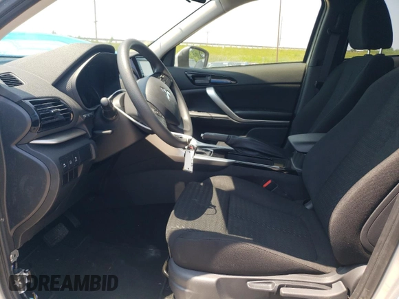 2025 Mitsubishi Eclipse Cross ES with VIN JA4ATUAA0SZ005444, listed as a Copart auction lot 59668715 with 321 mi miles and Salvage title. Bid and sale history available at DreamBid. Image 7.