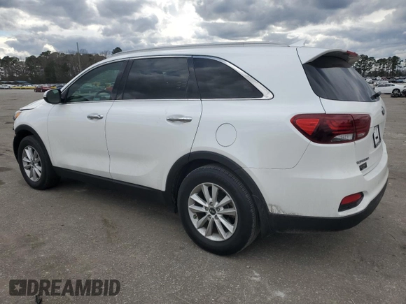 2019 Kia Sorento LX with VIN 5XYPG4A38KG534838, listed as a Copart auction lot 47555595 with 51,103 mi miles and Salvage Title. Bid and sale history available at carsss.com. Image 2.