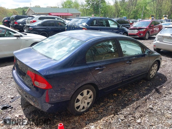 2008 Honda Civic LX with VIN 1HGFA165X8L067670, listed as a IAAI auction lot 42208641 with 188,328 mi miles and . Bid and sale history available at DreamBid. Image 4.
