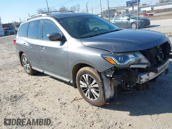 2017 Nissan Pathfinder S with VIN 5N1DR2MN1HC903322, listed as a IAAI auction lot 41513482 with 131,078 mi miles and . Bid and sale history available at DreamBid. Image 1.