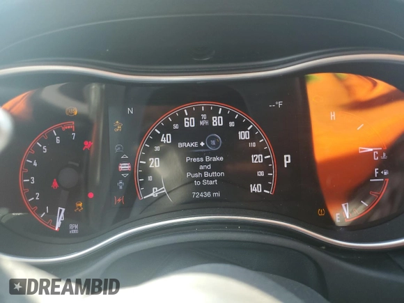 2019 Dodge Durango Citadel with VIN 1C4RDHEGXKC768277, listed as a Copart auction lot 74788684 with 72,436 mi miles and Salvage Title. Bid and sale history available at DreamBid. Image 9.