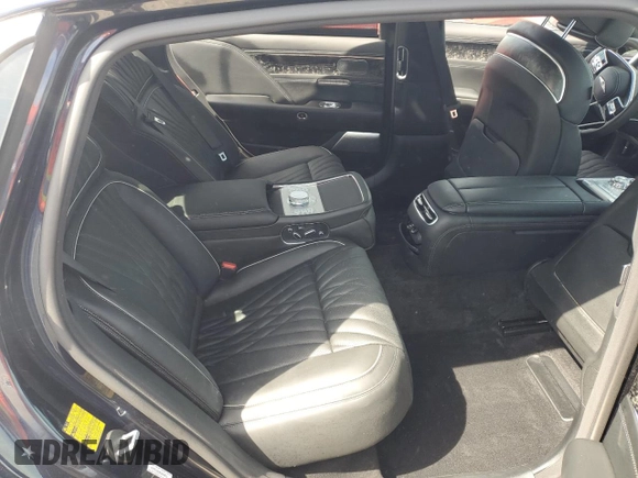2024 Genesis G90 e-SC with VIN KMTFC4SD3RU042811, listed as a Copart auction lot 76003614 with Not Provided miles and Salvage Title. Bid and sale history available at DreamBid. Image 10.