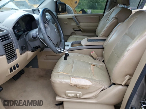 2006 Nissan Armada LE z VIN 5N1AA08B76N710950, wystawiony jako Copart lot #55981715 z przebiegiem 242 233 mil mil oraz Szkoda całkowita • Salvage title. Historia ofert i sprzedaży dostępna na DreamBid. Obrazek 7.