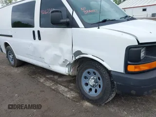 2010 Chevrolet Express Cargo with VIN 1GCUGADX0A1162118, listed as a IAAI auction lot 42162387 with 239,238 mi miles and . Bid and sale history available at DreamBid. Image 6.
