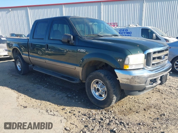 2003 Ford Super Duty F-250 XL with VIN 1FTNW21S23EA08088, listed as a IAAI auction lot 41671180 with 250,765 mi miles. Bid and sale history available at carsss.com. Image 1.