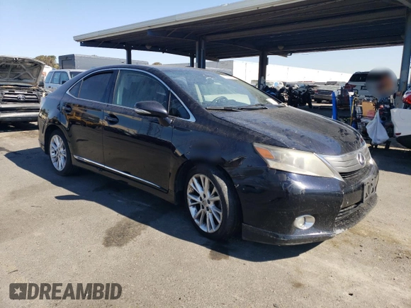 2010 Lexus HS with VIN JTHBB1BA7A2019907, listed as a Copart auction lot 73031364 with 231,898 mi miles and Salvage Title. Bid and sale history available at carsss.com. Image 4.