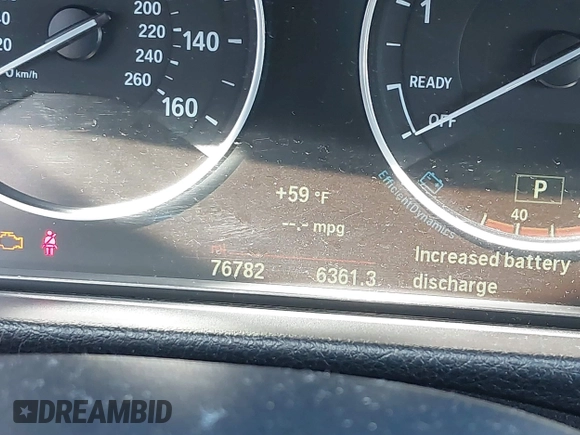 2015 BMW 3 Series 320i with VIN WBA3B1G56FNT06434, listed as a IAAI auction lot 41772918 with 76,782 mi miles. Bid and sale history available at carsss.com. Image 16.
