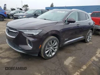 2021 Buick Envision Avenir with VIN LRBFZSR42MD091402, listed as a Copart auction lot 86379404 with 50,489 mi miles and Salvage Title. Bid and sale history available at carsss.com. Image 1.