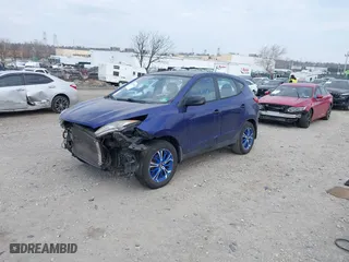 2010 Hyundai Tucson GLS with VIN KM8JT3AC5AU076647, listed as a IAAI auction lot 41694684 with NaN miles. Bid and sale history available at carsss.com. Image 16.