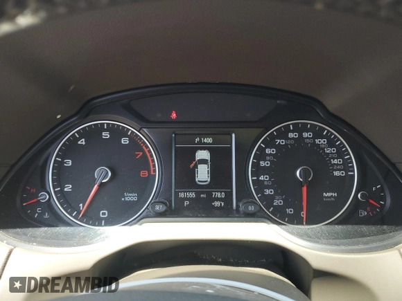 2016 Audi Q5 Premium Plus with VIN WA1L2AFP4GA126619, listed as a Copart auction lot 62185165 with 161,555 mi miles and Salvage title. Bid and sale history available at DreamBid. Image 9.