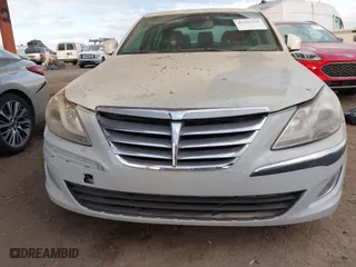 2013 Hyundai Genesis 5.0L R-Spec with VIN KMHGC4DH3DU227870, listed as a IAAI auction lot 41361110 with 104,753 mi miles. Bid and sale history available at carsss.com. Image 12.