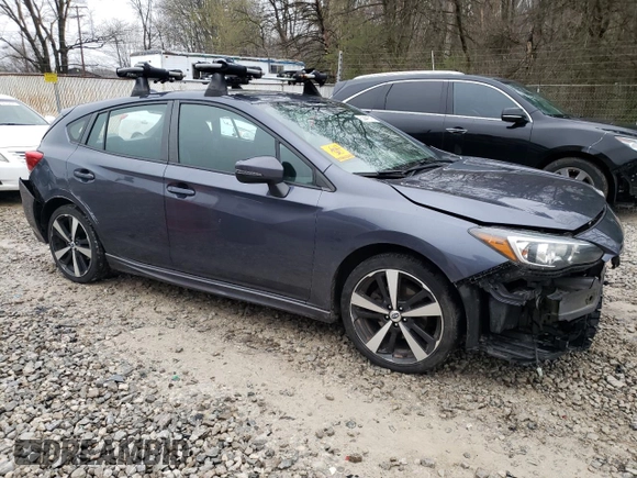 2017 Subaru Impreza Special Sports with VIN 4S3GTAK67H1727221, listed as a Copart auction lot 52441615 with 90,447 mi miles and Salvage title. Bid and sale history available at DreamBid. Image 4.
