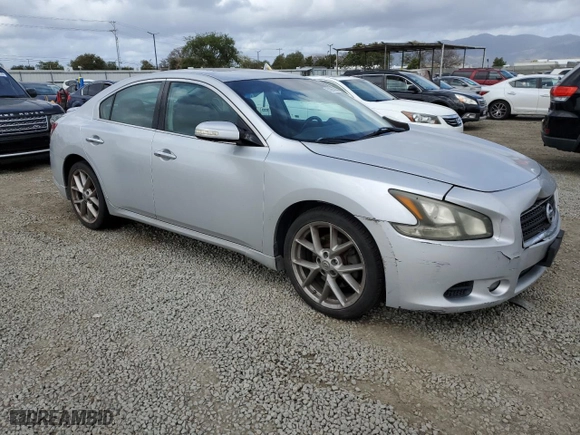 2011 Nissan Maxima 3.5 S with VIN 1N4AA5AP7BC825910, listed as a Copart auction lot 50265665 with 163,947 mi miles and Salvage Title. Bid and sale history available at carsss.com. Image 4.
